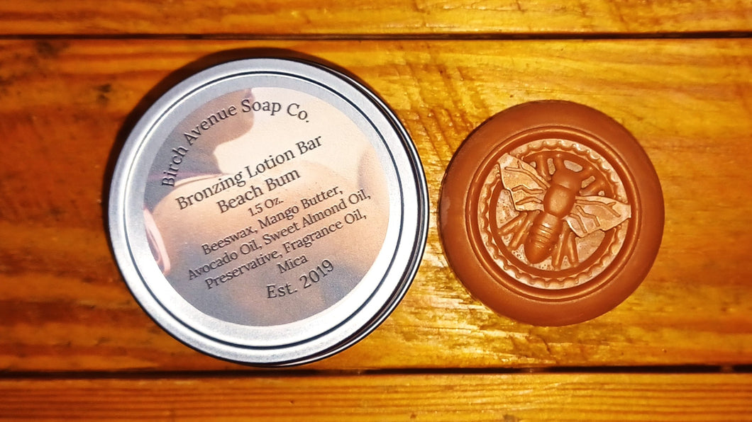 Bronzing Lotion Bar, Beach Bum