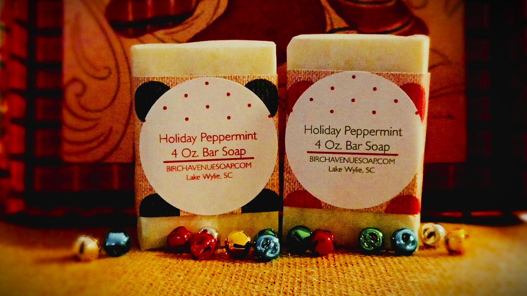 Holiday Peppermint Bar Soap